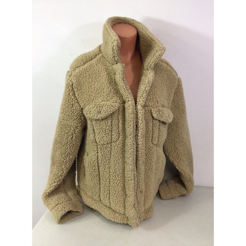 Urban Outfitters Fleece Jacket Teddy Bear Coat Womens Medium